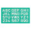 Stencil Set, Letter and Number, Linex 10-20-30mm Set 3