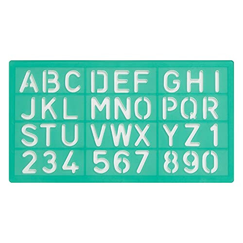 Stencil Set, Letter and Number, Linex 10-20-30mm Set 2
