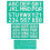 Stencil Set, Letter and Number, Linex 10-20-30mm Set 1