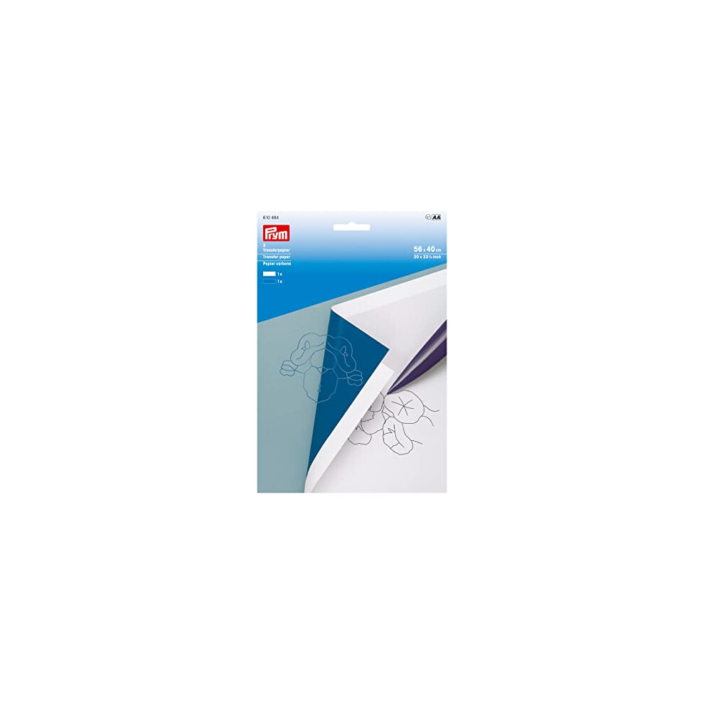Blue & White Transfer Paper, One Size