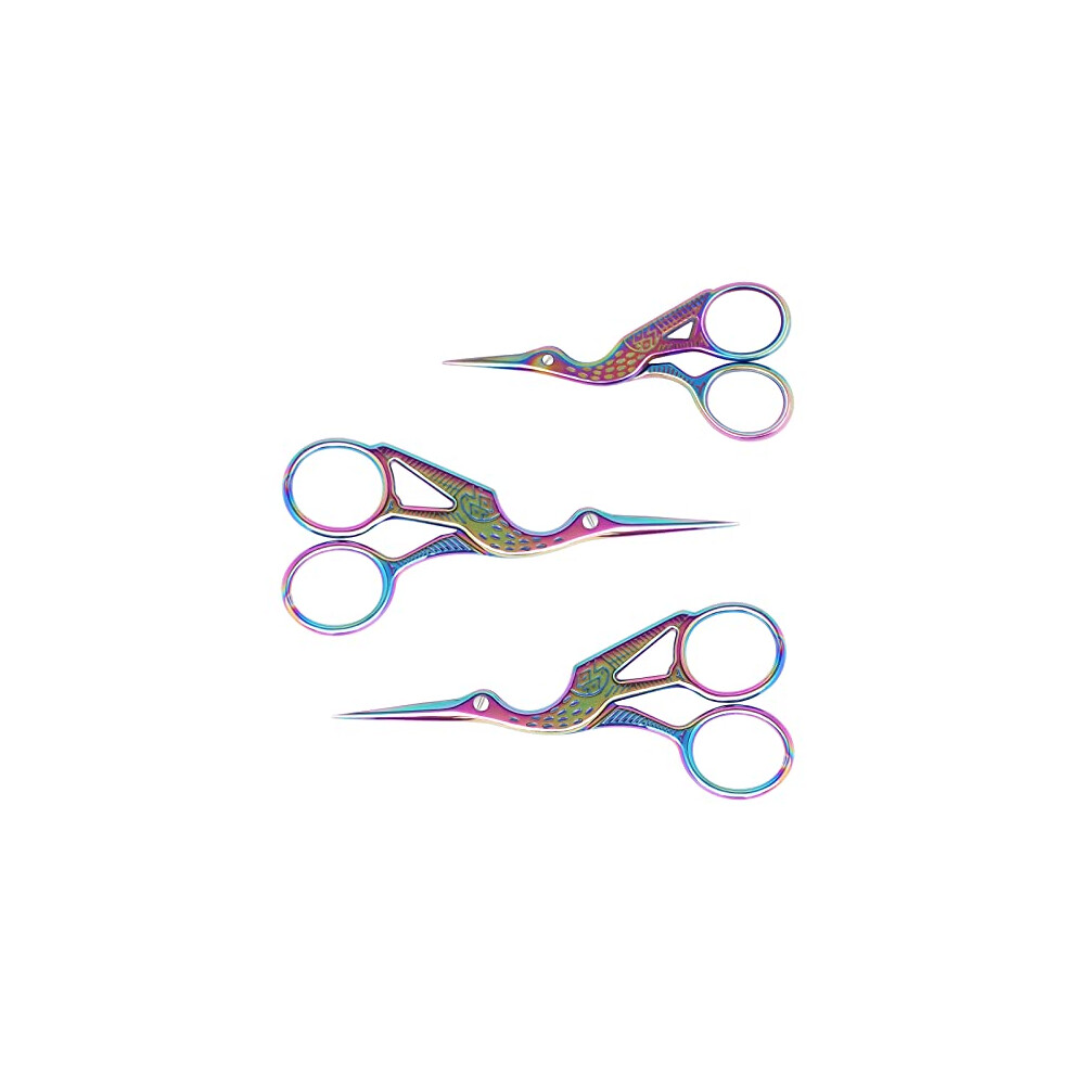 Embroidery Scissors, Small Stork Scissors Crane Design Sewing Scissors, Stainless Steel Sharp Scissors, Suitable For Embroidery, Needlework, Diy 791809633246