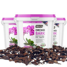 Premium Orchid Bark and Perlite Mix - 5L Sturdy Reusable Bucket - Perfect Root Environment Blend