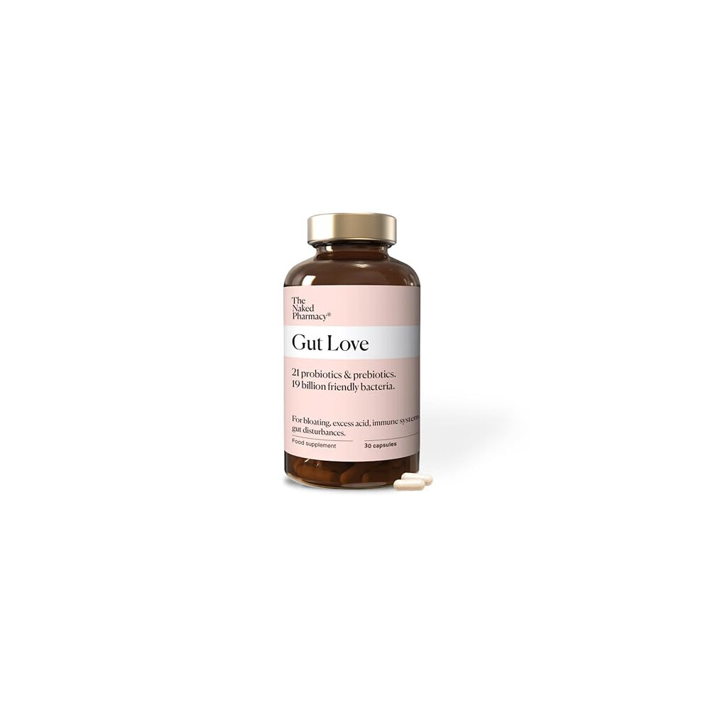 Gut Love Probiotic 30 Capsules 19 Bacterial Strains with Baobab & Slippery Elm - Image 2