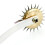 Perforating Tool Perforator Roulette Wheel Overstitch Wheel Pricking Tool Tracing Paper for Sewing Patterns 3