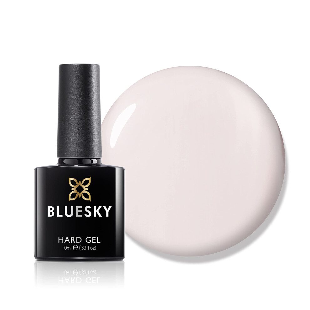 Gel Nail Polish, Hard Gel, Builder Gel and Strengthener Gel for Hard, Strong Nails, Extensions and Growth, Soft Clear Pink, 10 ml (Requires Curing