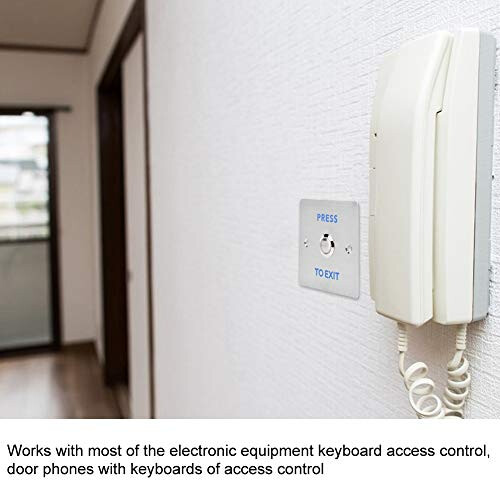 Push to Exit Release Touch Button - Door Exit Access Push Button Release Button for Access Control Lock 1