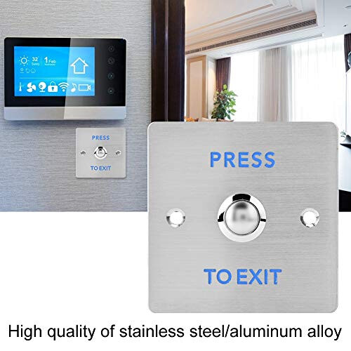 Push to Exit Release Touch Button - Door Exit Access Push Button Release Button for Access Control Lock 2