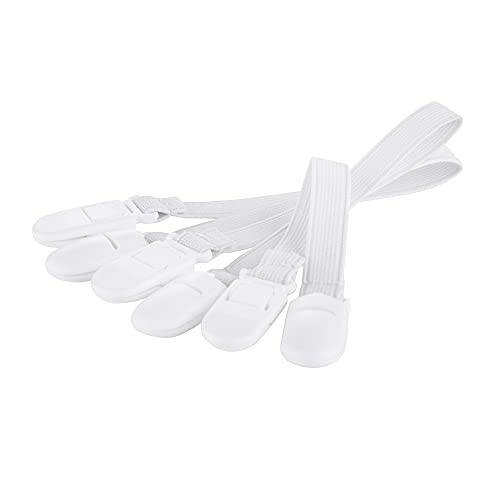 Minky Easy Fit 122 x 38 Ironing board cover + Ironing Board Clips Bundle 2