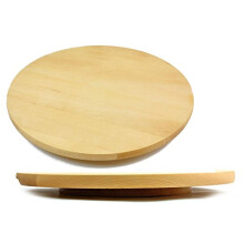 Rotating Board rotating tray Round Circular Wooden Swivel Serving Pizza Cake 30 cm 12 inches