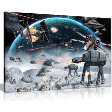 Panther Print, Large Canvas Wall Art, Movie Design, Star Wars, Beautiful Living Room and Bedroom Framed Art, Quality Picture Prints for Walls, Print