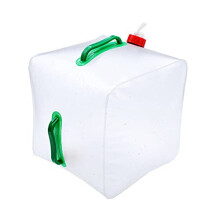 5 Gallon/20L Collapsible Water Container Carrier Portable Mobile/Emergency Water Storage Tank Cube in Water Bag water bag for Outdoor Camping Hiking