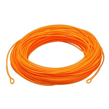 Fly Fishing Premium Quality Line High Floating HOT ORANGE with 2 welded loops WF7/8