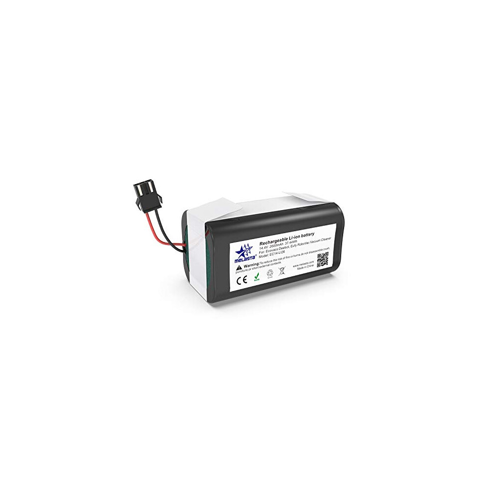 Battery 14.4V 2600mAh for Eufy RoboVac 11,11C,11S MAX,30,30C,30C Max,15C,15C MAX,15T,12,35C, Li-ion Battery Compatible with Ecovacs Deebot N79S N79