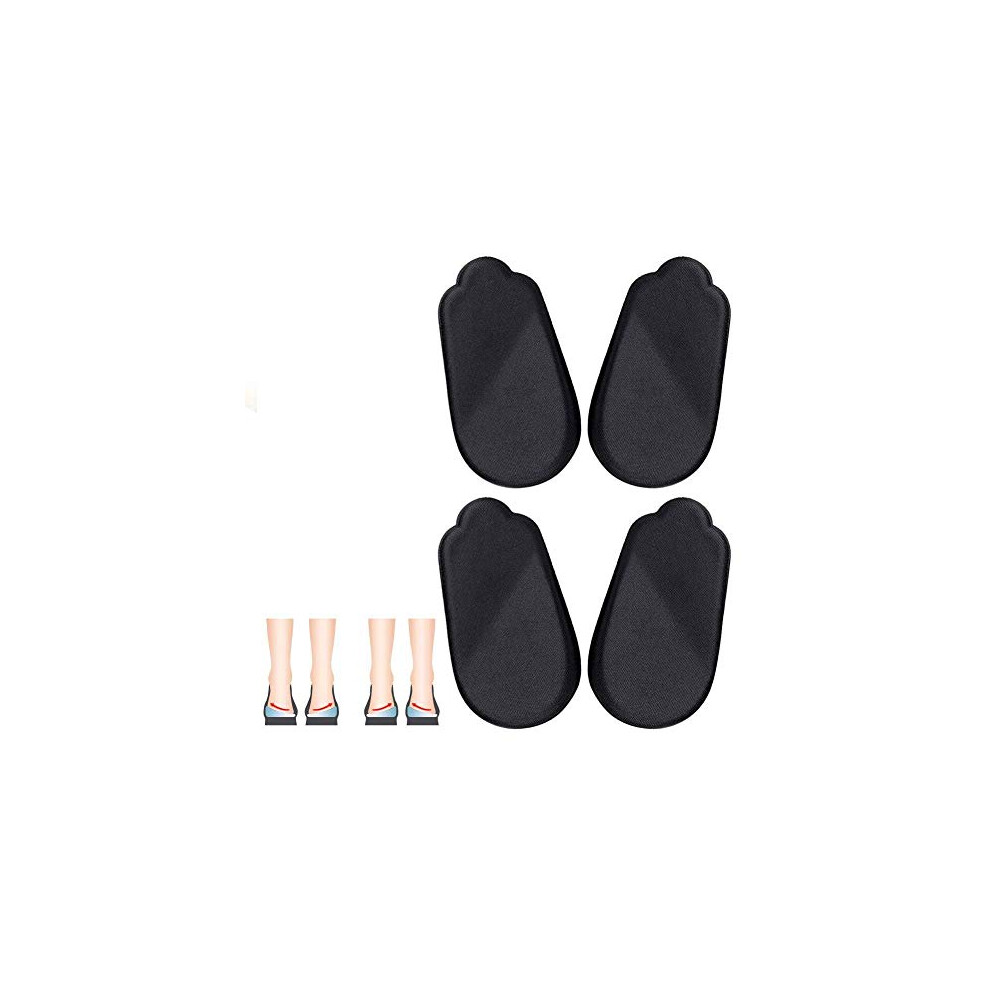 Orthopedic O-Leg Correction Insole 2 Pairs, Heel Wedge Lift for O/X Type Leg, Heel Support for Women and Men, Silicone Gel Shoe Insert pad for Leg