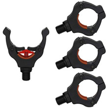 4pcs Carp Fishing Rod Butt Rests Gripper with Magic Magnet Clips for Pod and Bank Stick Holder