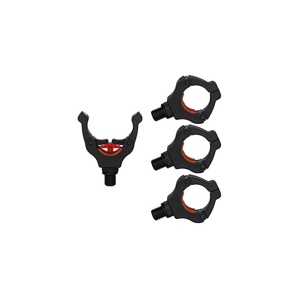 4pcs Carp Fishing Rod Butt Rests Gripper with Magic Magnet Clips for Pod and Bank Stick Holder