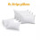 6 PACK Pillows Luxury Hotel Quality JUMBO Extra Filled Neck Support Stripe Pillow 2