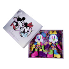 Disney 100 years, Mickey and Minnie Mouse, Amazon Exclusive Set 3, Limited Edition, 33cm plush figures, Collectible Item, Special Edition, gift box,