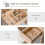 Homcom HOMCOM Dressing Table Set Cushioned Stool Flip-up Mirror Drawer Chipboard Wood 5