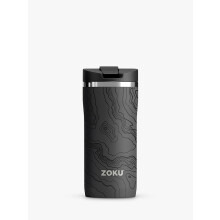 400ml Travel Mug - Grey Graphics