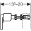 Geberit K11663 Wall Anchor Set for Individual Assembly DUOFIX 2