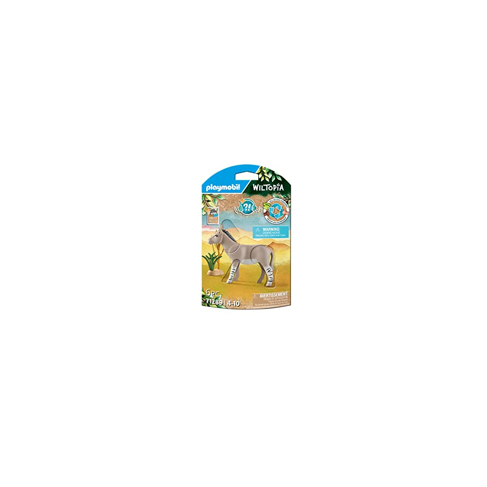 71289 Wiltopia African Wild Donkey, Educational Toys, for the Little and Big Explorers, Fun Imaginative Role-Play, PlaySets Suitable for Children Ages