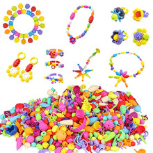 400 Pcs Pop Snap Beads Set - Girls Creative DIY Jewelry Kit Set for Age 3 4 5 6 7 8 Years Old