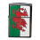 Zippo Wales Flag Emblem Windproof Lighter - Brushed Chrome 1