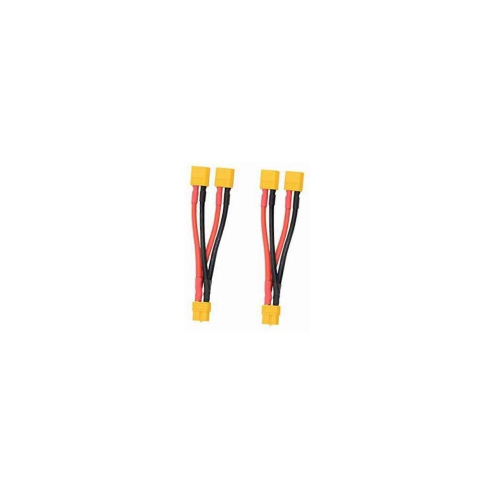 2Pcs Xt60 Parallel Battery Connector Cable Extension Y Splitter For Dji Phantom Rc Mode Helicopter Quadcopter 6447545034437