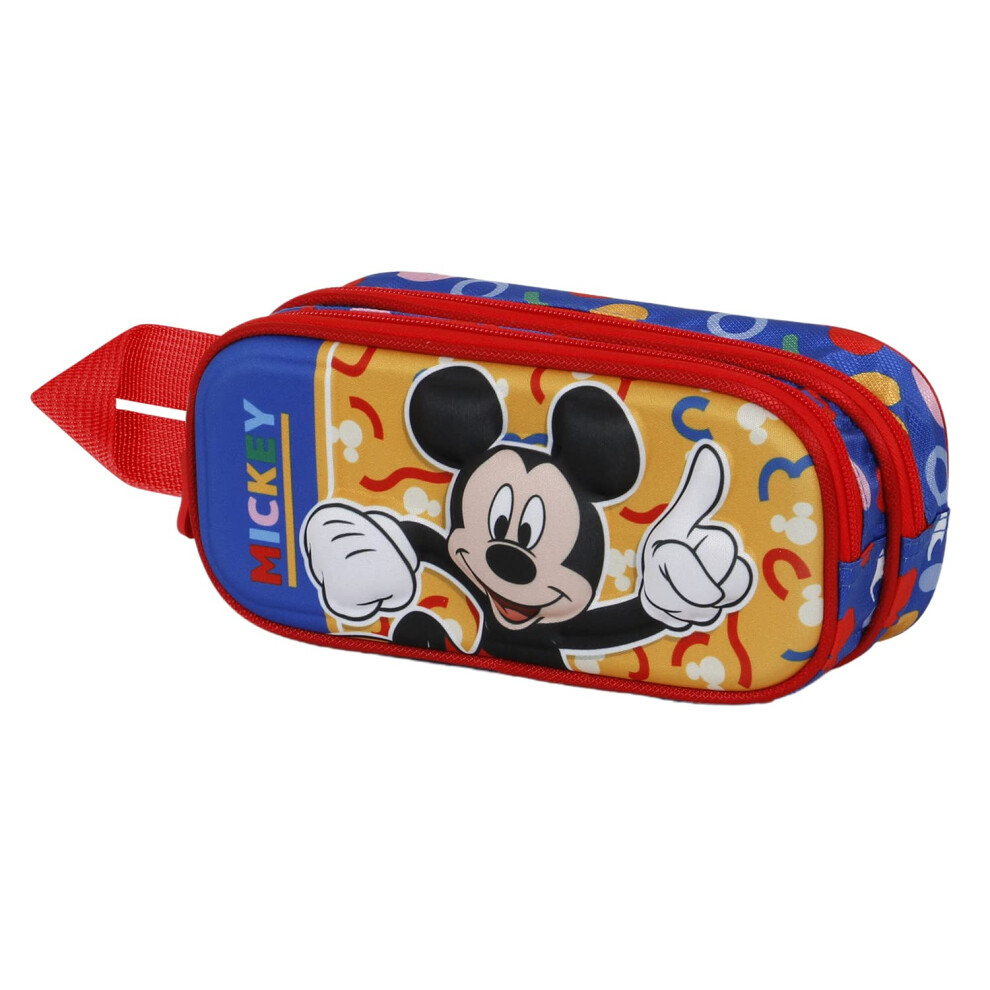 Unisex Kids 05660 3D Double Pencil Case Oh Boy, Red, One Size