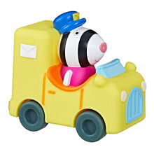 Peppa Pig Little Buggies - Zoe Zebra In Post Van Toy Vehicle Play Figure