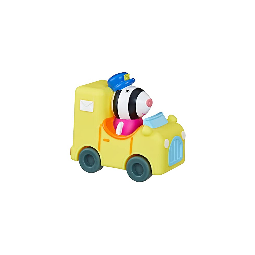 Peppa Pig Little Buggies - Zoe Zebra In Post Van Toy Vehicle Play Figure