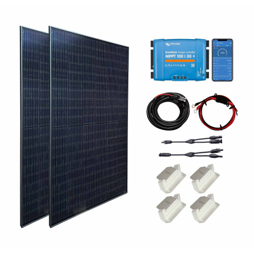 Lowenergie Solar Panel Kit 500w 650w MPPT Charging Controller Mounts 24V ONLY
