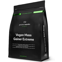 - Vegan Mass Gainer Extreme | High Calorie Protein Powder | Weight Gainer | Vitamins & Minerals | 5 Shakes | Chocolate Silk | 1kg