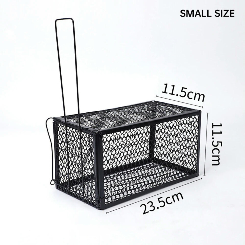 (small size) Live Humane Cage Trap for Squirrel Mouse Rat Mice Rat Cage Pout Rat Implement Reusable Self-locking Mousetrap Indoor and Outdoor