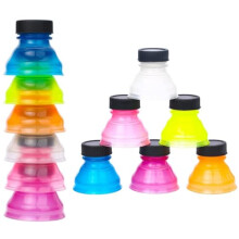 6Pcs Soda Savers Lids Can Covers for Drinks Reusable Useful Snap On Pop Can Bottle Caps for Coke Beer Energy Drinks Carbonated Drinks Lids Random