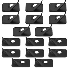 8Pcs Archery Rest Left Hand Plastic Arrow Rest Archery Arrow Rest Pad Self Adhesive Arrow Sticker Accessories for Hunting Shooting Targeting