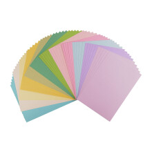 Florence Smooth Cardstock Paper, Spring Colours Mix, 216 Grams, Size A4, 60 Sheets, for Scrapbooking, Card Making, Die Cutting and Other Paper Crafts
