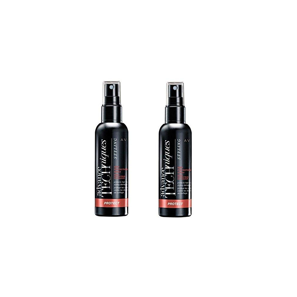 2 x Advance Techniques Heat Protection Spray Avon Contains Tri-Keratin Complex