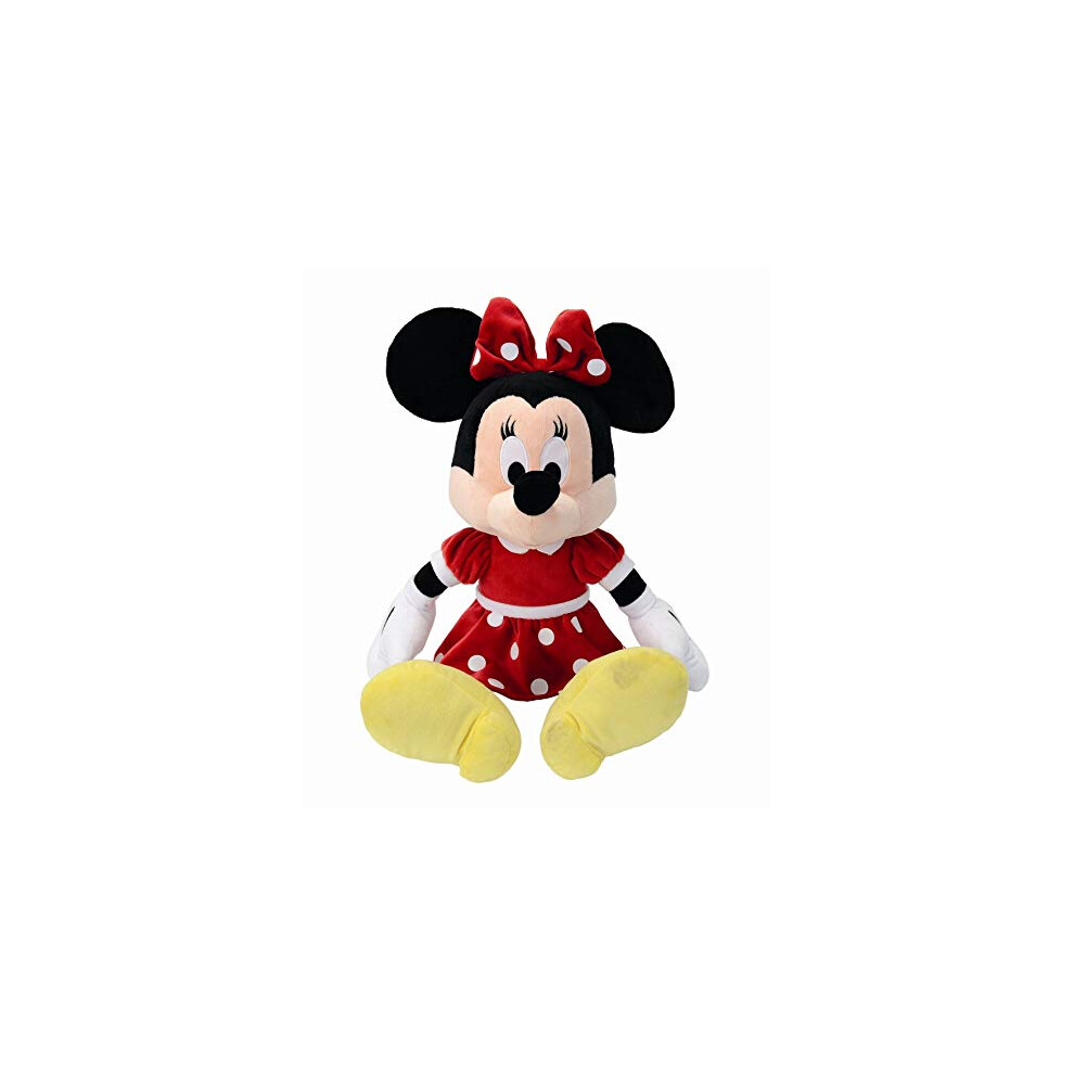 6315878983 50 cm Disney Minnie Red Dress Plush Figure