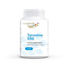 L-Tyrosine 500mg 120 Vegetarian Capsules Made in Germany