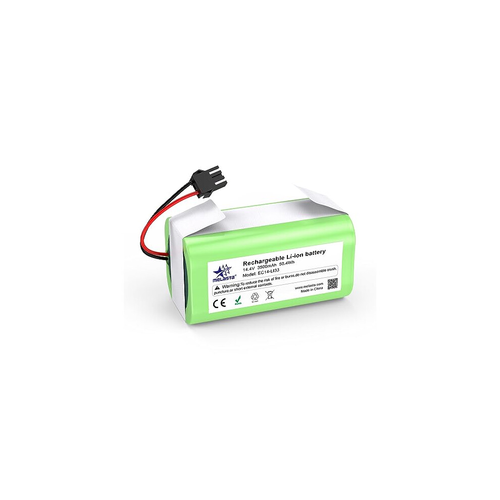 14.4V 3500Mah Replacement Battery For Eufy Robovac 11 11S 11S Max 30 30C 30C Max, 15C 15C Max 12 15T 35C, Ecovacs Deebot N79s N79 Dn622, Conga 990 950 630148238289