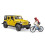 Bruder Jeep Wrangler Rubicon with MTB and Cyclist 2
