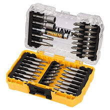 High Performance Screwdriver Bit Set (40 Pieces in Tough Case, 25 mm and 50 mm Screwdriver Bits, for Screwdriving (Phillips, Slotted, Pozi, Torx & Bit