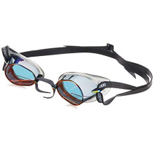 Unisex Adult Socket Rocket 2.0 Mirrored Swedish Style Goggles - Rainbow/Clear/Black, Medium