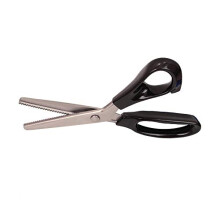 Serrated Scalloped Edge Pinking Shears, Stainless Steel Dressmaking Scissors, Zig-Zag Cut Scissors, Fabric Decorate Craft Scissors with Comfort Grip