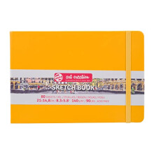 Carnet Croquis - 21 x 14,8 cm - 80 arkkia - 140 g - keltainen - Royal Talens