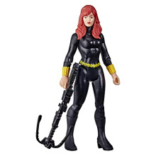 F3818 Hasbro Legends Series 3.75-inch Retro 375 Collection Black Widow Action Figure Toy, 1 Accessory, Multi