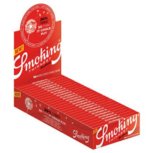 1 Box - Smoking Thinnest Medium Size 1 1/4 Rolling Paper 25 x 50 = 1250 Papers