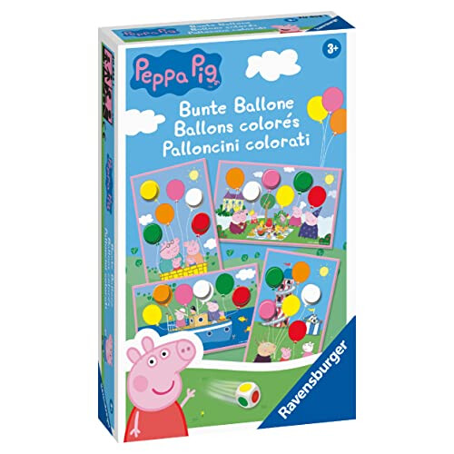 Ravensburger Jeu de société - RAVENSBURGER - 20853 - Cube Coloré - Peppa Pig - 4 Joueurs 1